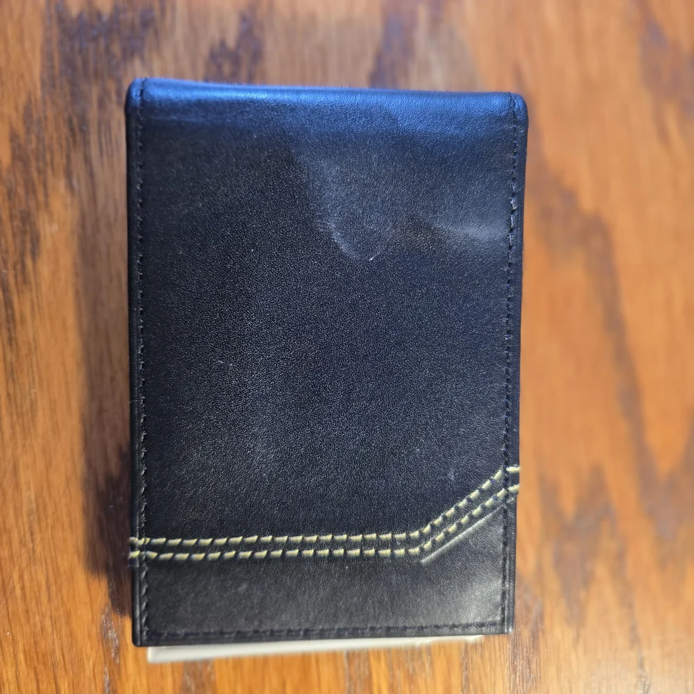 Donald J. Trump Black Leather Wallet
